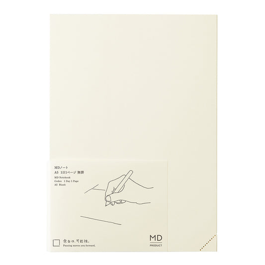 MD Notebook, A5, Codex 1 Day 1 Page Blank