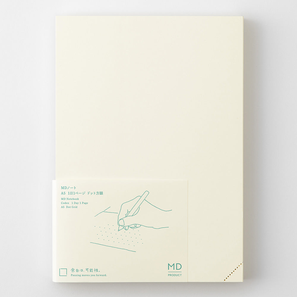 MD Notebook, A5, Codex 1 Day 1 Page Dot Grid