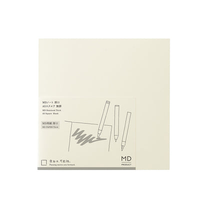 MD Notebook Thick, A5 Square, Blank