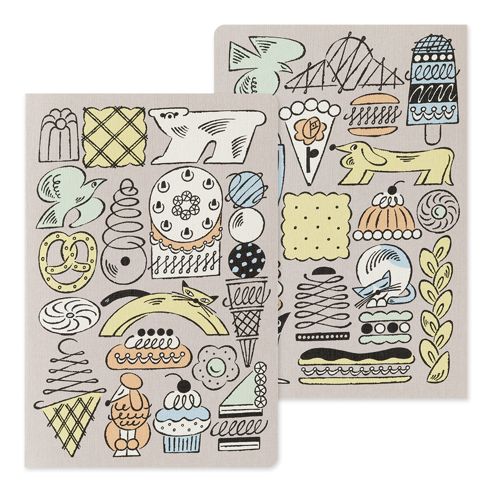 Sweets & Animals, Yuru Log Notebook B6