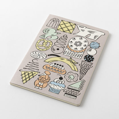 Sweets & Animals, Yuru Log Notebook B6