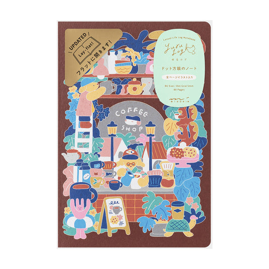 Coffee Shop, Yuru Log Notebook B6