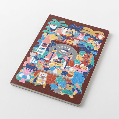 Coffee Shop, Yuru Log Notebook B6