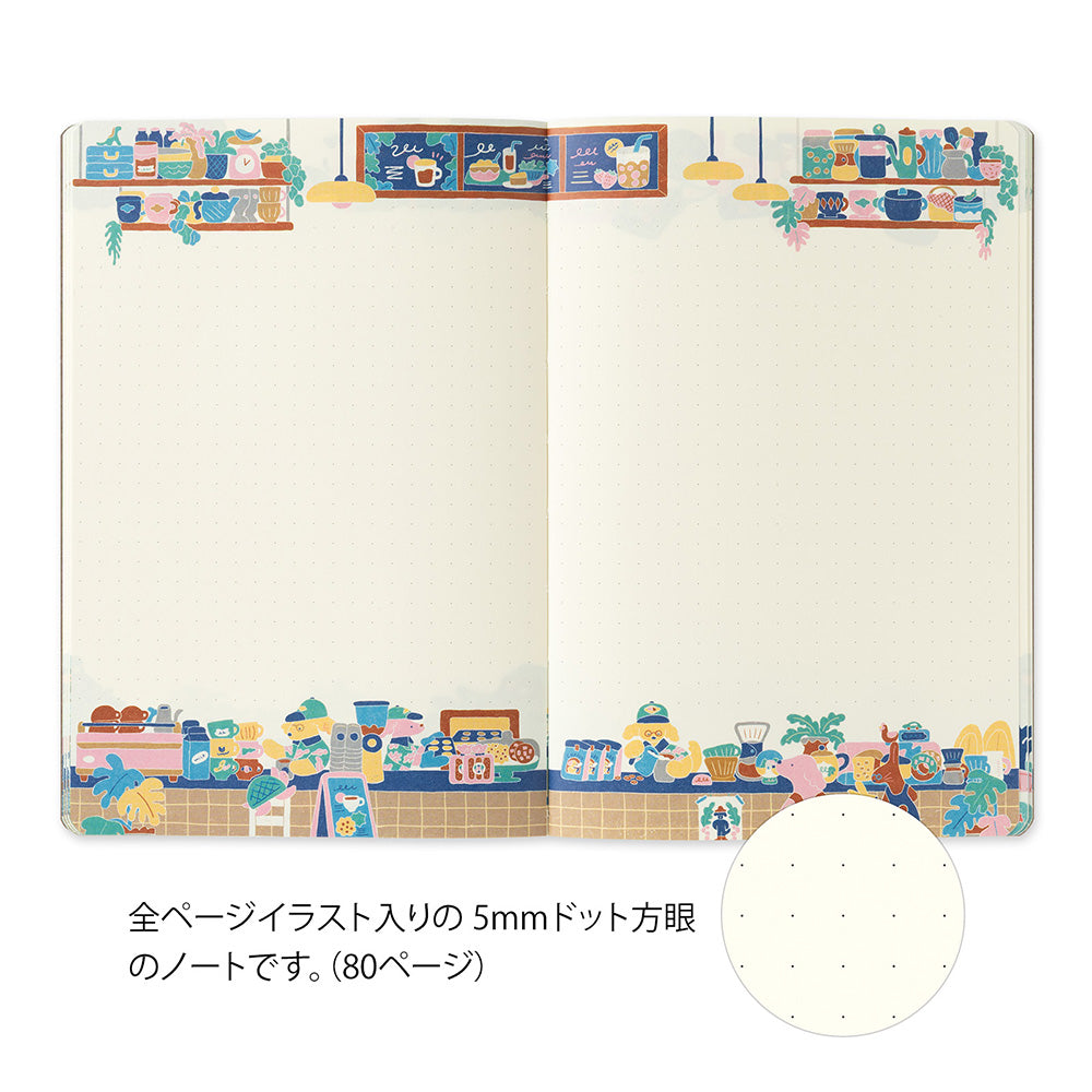 Coffee Shop, Yuru Log Notebook B6