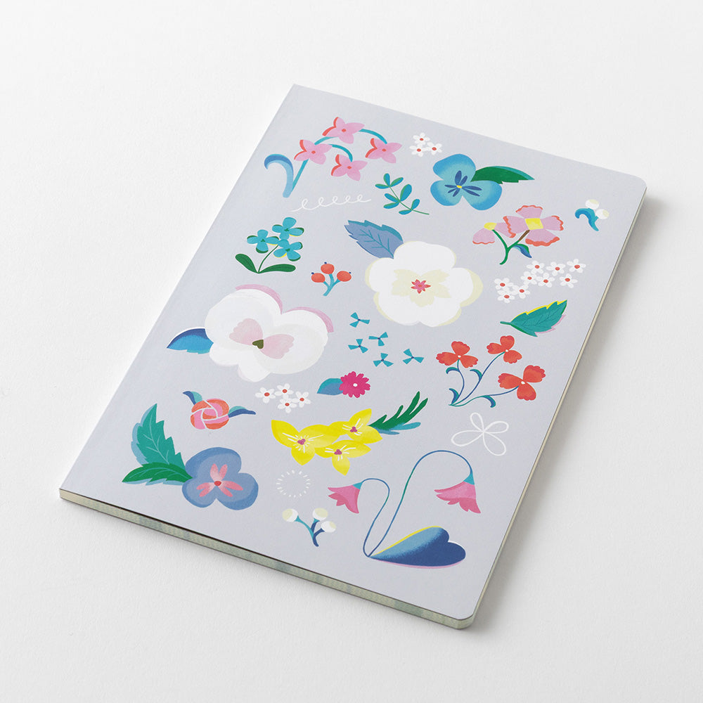 Floral, Yuru Log Notebook B6