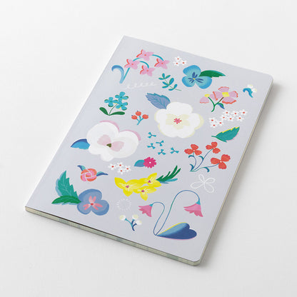 Floral, Yuru Log Notebook B6