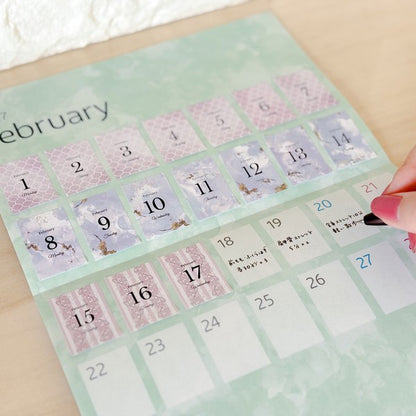 [Pre-Order] himekuri, Backing Booklet for Mini Wall Calendars 2027