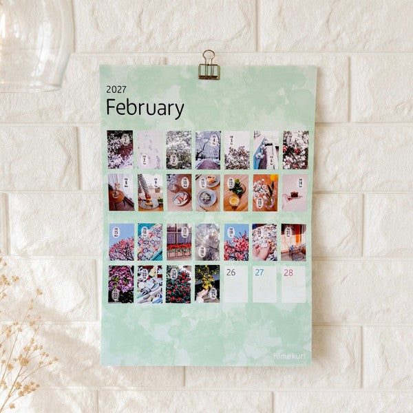 [Pre-Order] himekuri, Backing Booklet for Mini Wall Calendars 2027