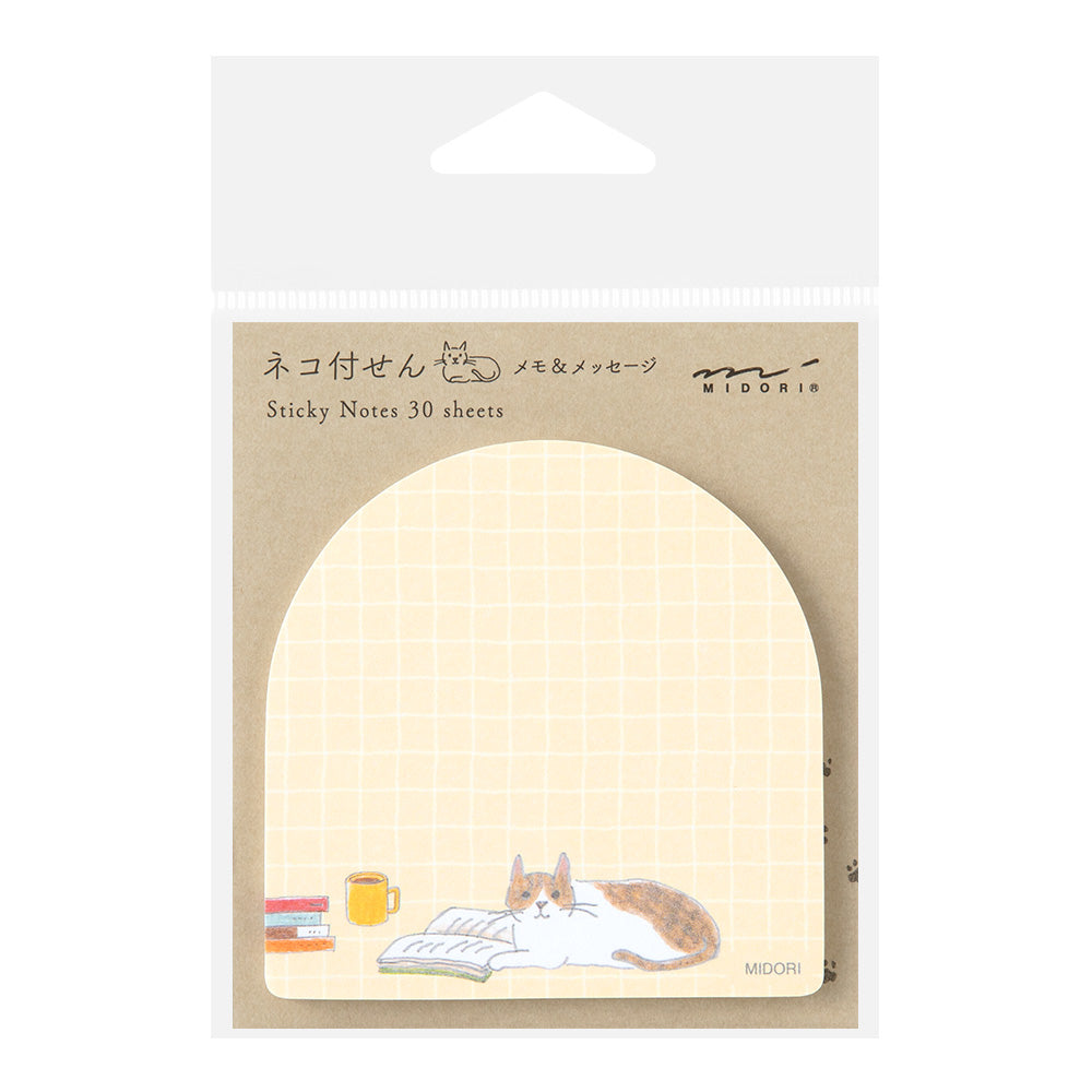 midori, Book and Cat, Memo & Message Sticky Note