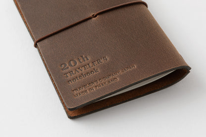 *Pre-Order* TRAVELER'S notebook, Card Size 20th Anniversary Set Brown
