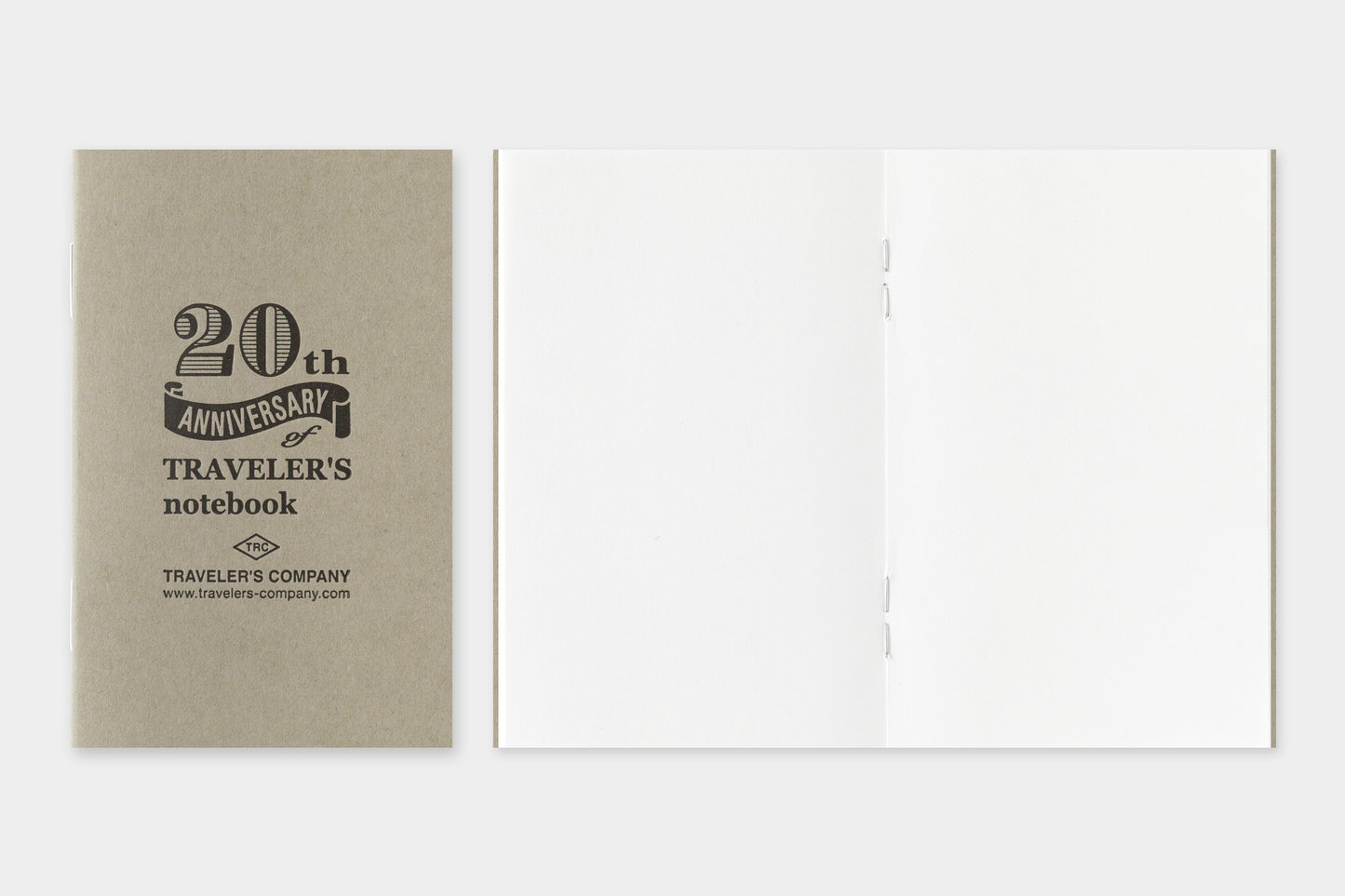 *Pre-Order* TRAVELER'S notebook, Card Size 20th Anniversary Set Brown