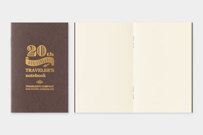 *Pre-Order* TRAVELER'S notebook, Card Size 20th Anniversary Set Brown