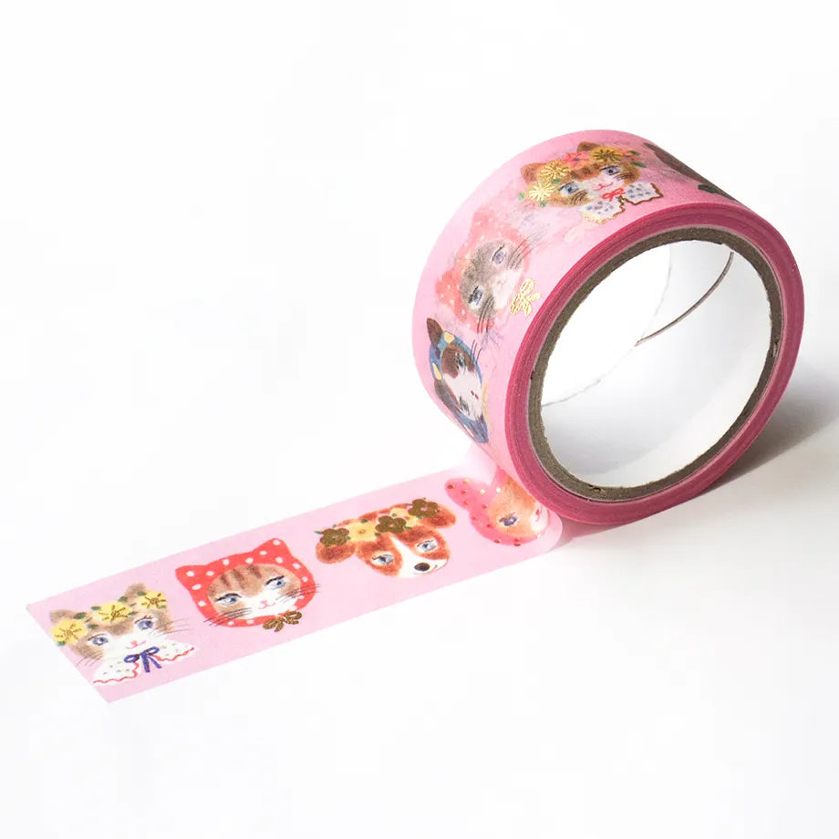 niko niko, Foil Stamping Masking Tape by Aiko Fukawa, 20mm×5m