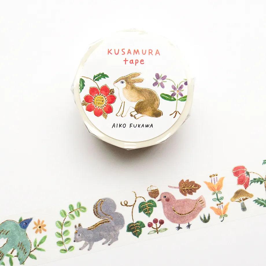 KUSAMURA tape, Foil Stamping Masking Tape by Aiko Fukawa, 20mm×5m