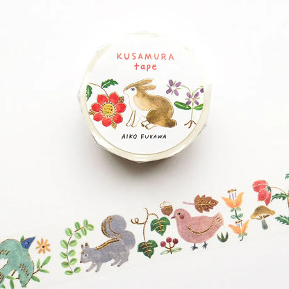 KUSAMURA tape, Foil Stamping Masking Tape by Aiko Fukawa, 20mm×5m