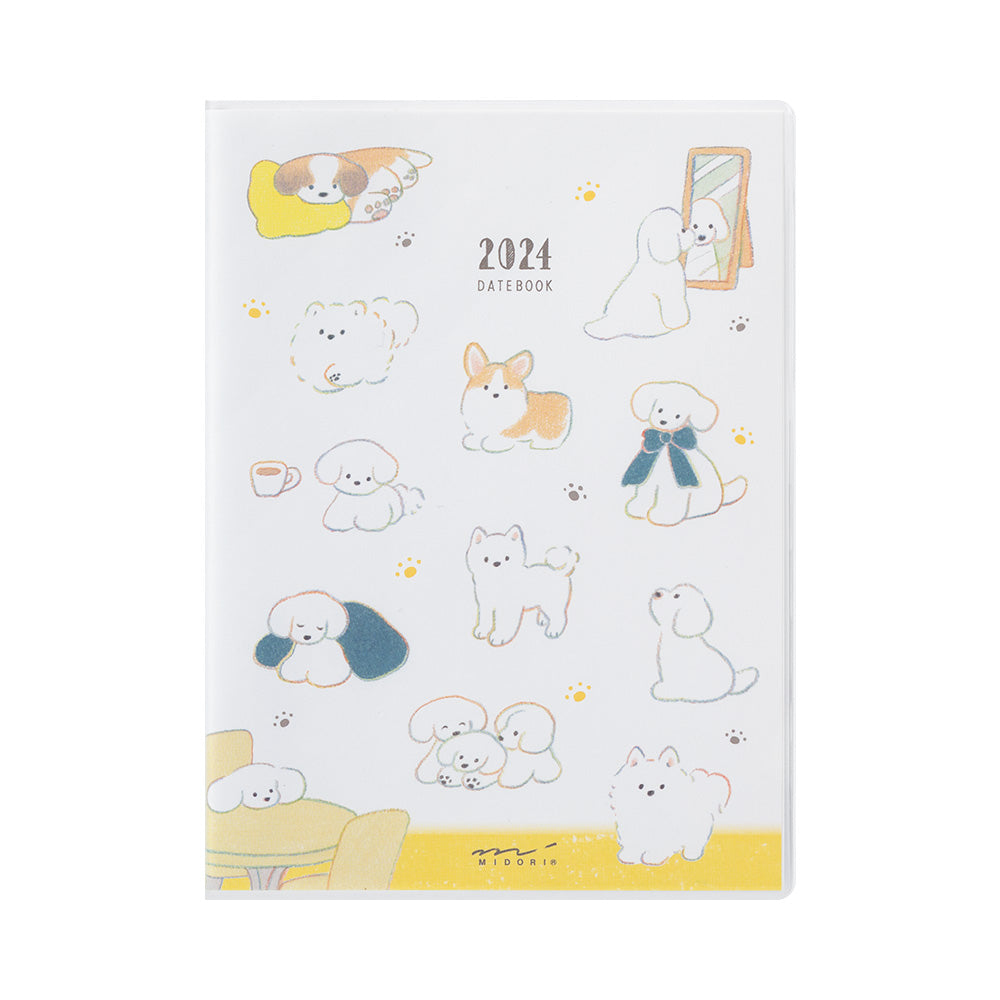 midori, 2024 Pocket Diary, A6, Dog