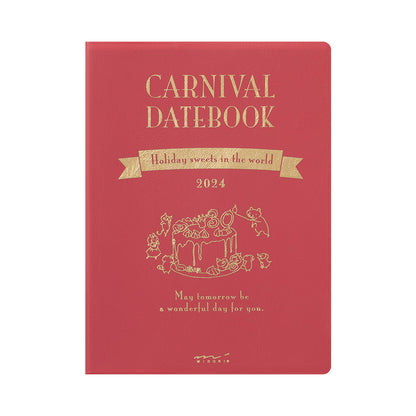 midori, 2024 Pocket Diary, A6, Carnival
