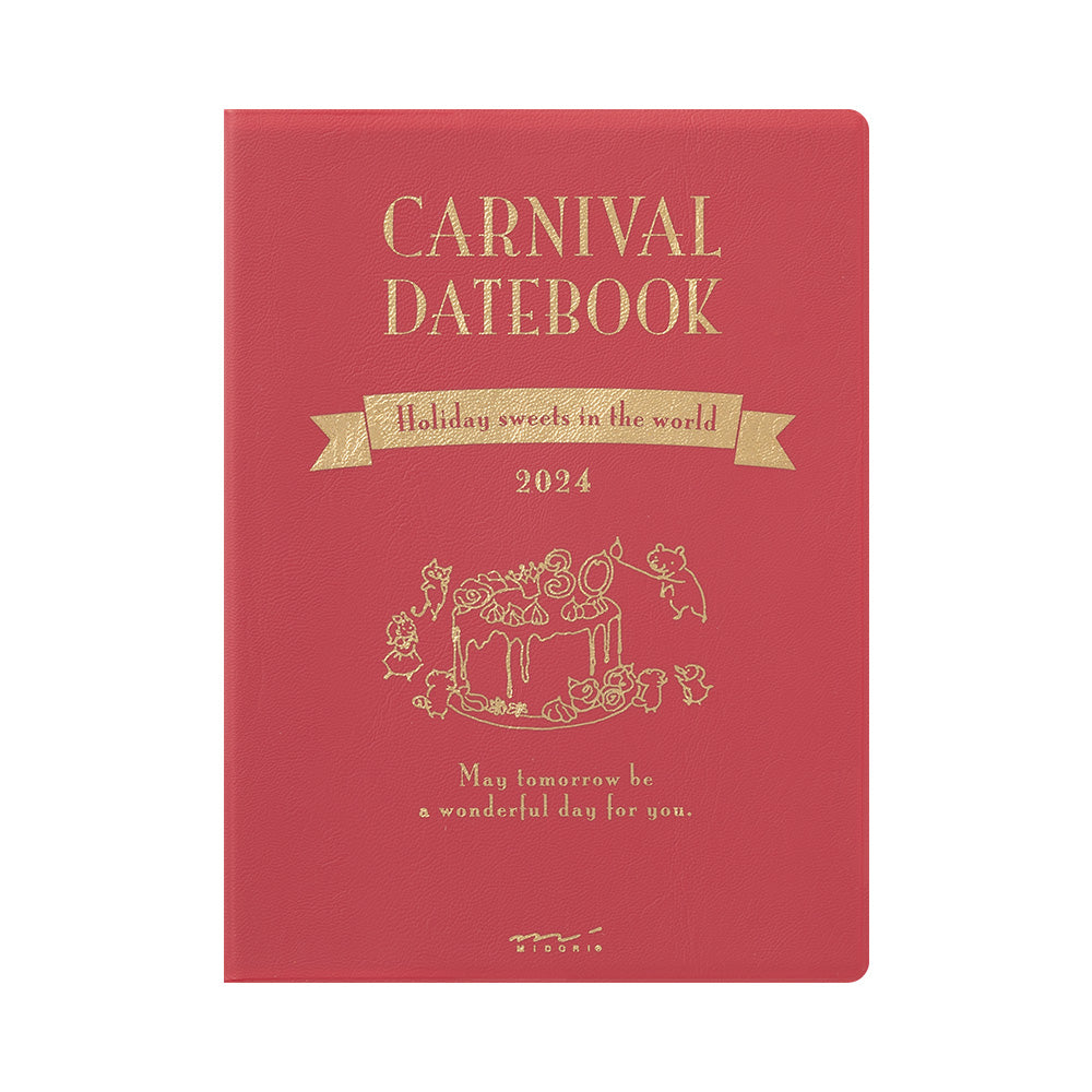 midori, 2024 Pocket Diary, A6, Carnival