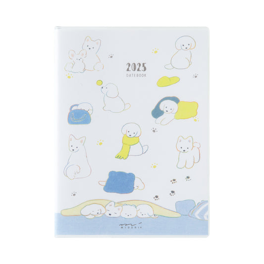 midori, 2025 Pocket Diary, A6, Dog