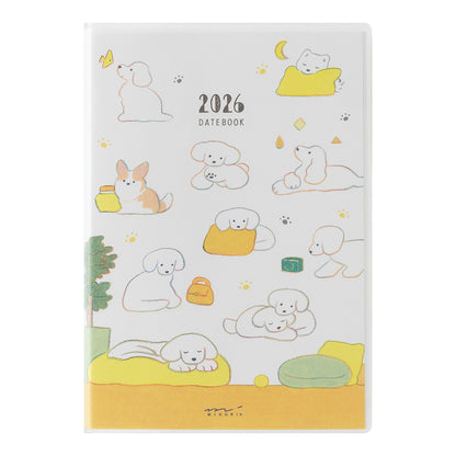2026 Pocket Diary, B6, Dog