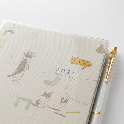 2026 Pocket Diary, B6, Cat