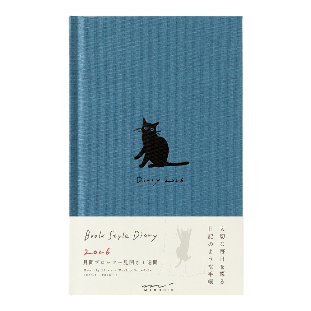 2026 Diary Book Type, Cat Navy, B6 Variant