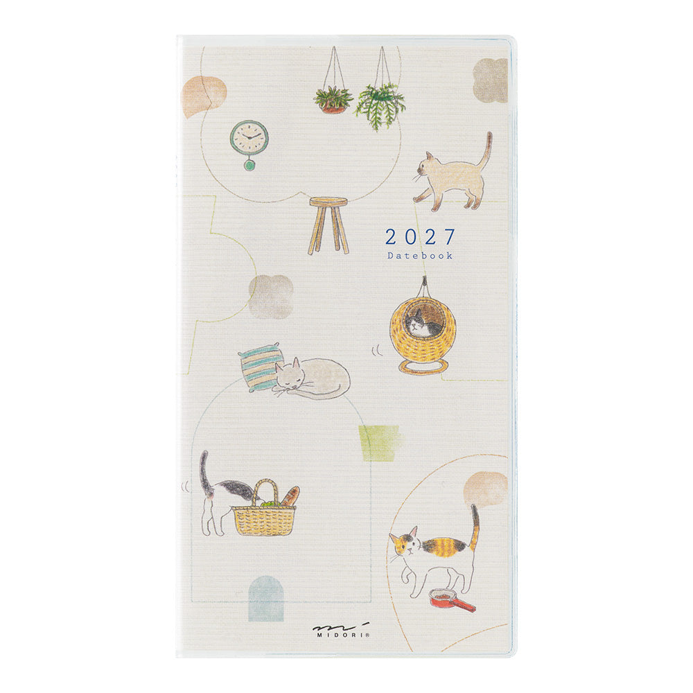 [Pre-Order] 2027 Pocket Diary, Cat, Slim