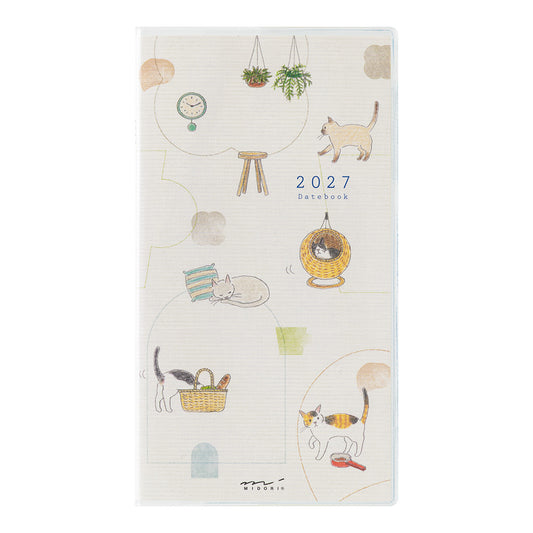 [Pre-Order] 2027 Pocket Diary, Cat, Slim
