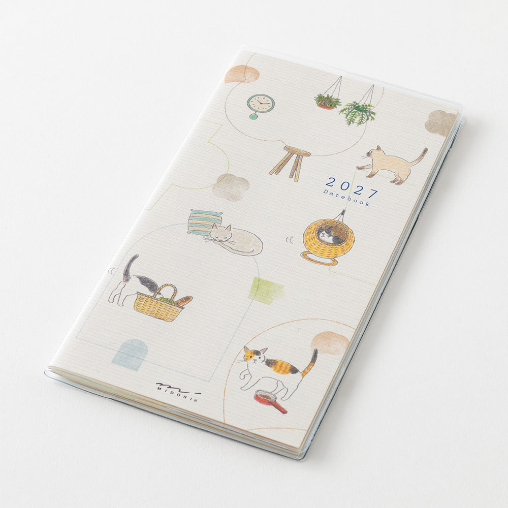 [Pre-Order] 2027 Pocket Diary, Cat, Slim