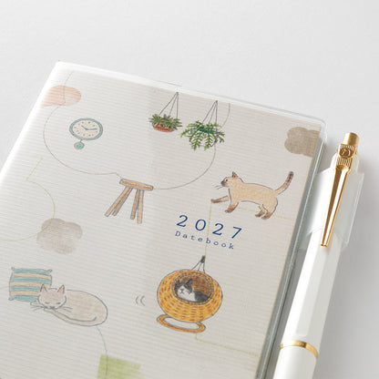 [Pre-Order] 2027 Pocket Diary, Cat, Slim