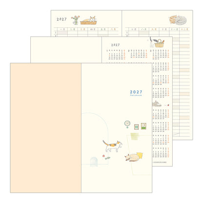 [Pre-Order] 2027 Pocket Diary, Cat, Slim