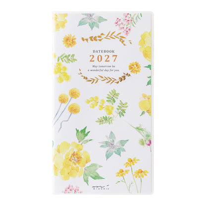 [Pre-Order] 2027 Pocket Diary, Flower, Slim
