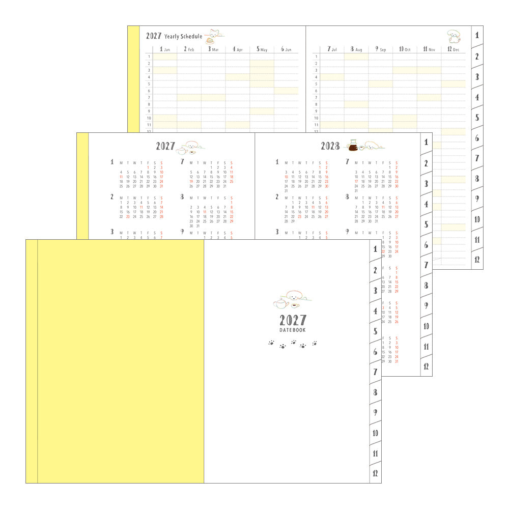 [Pre-Order] 2027 Pocket Diary, Dog, A6