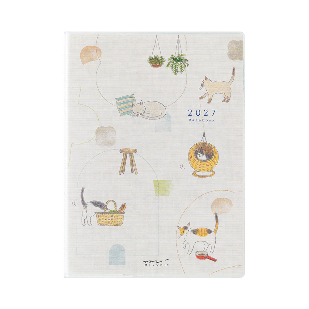 [Pre-Order] 2027 Pocket Diary, Cat, A6