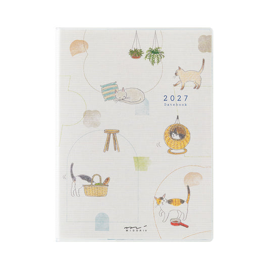 [Pre-Order] 2027 Pocket Diary, Cat, A6