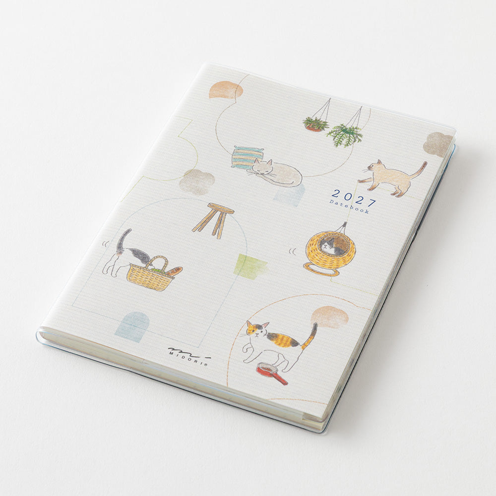 [Pre-Order] 2027 Pocket Diary, Cat, A6