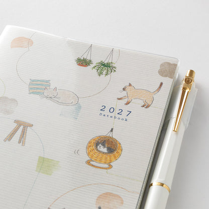[Pre-Order] 2027 Pocket Diary, Cat, A6