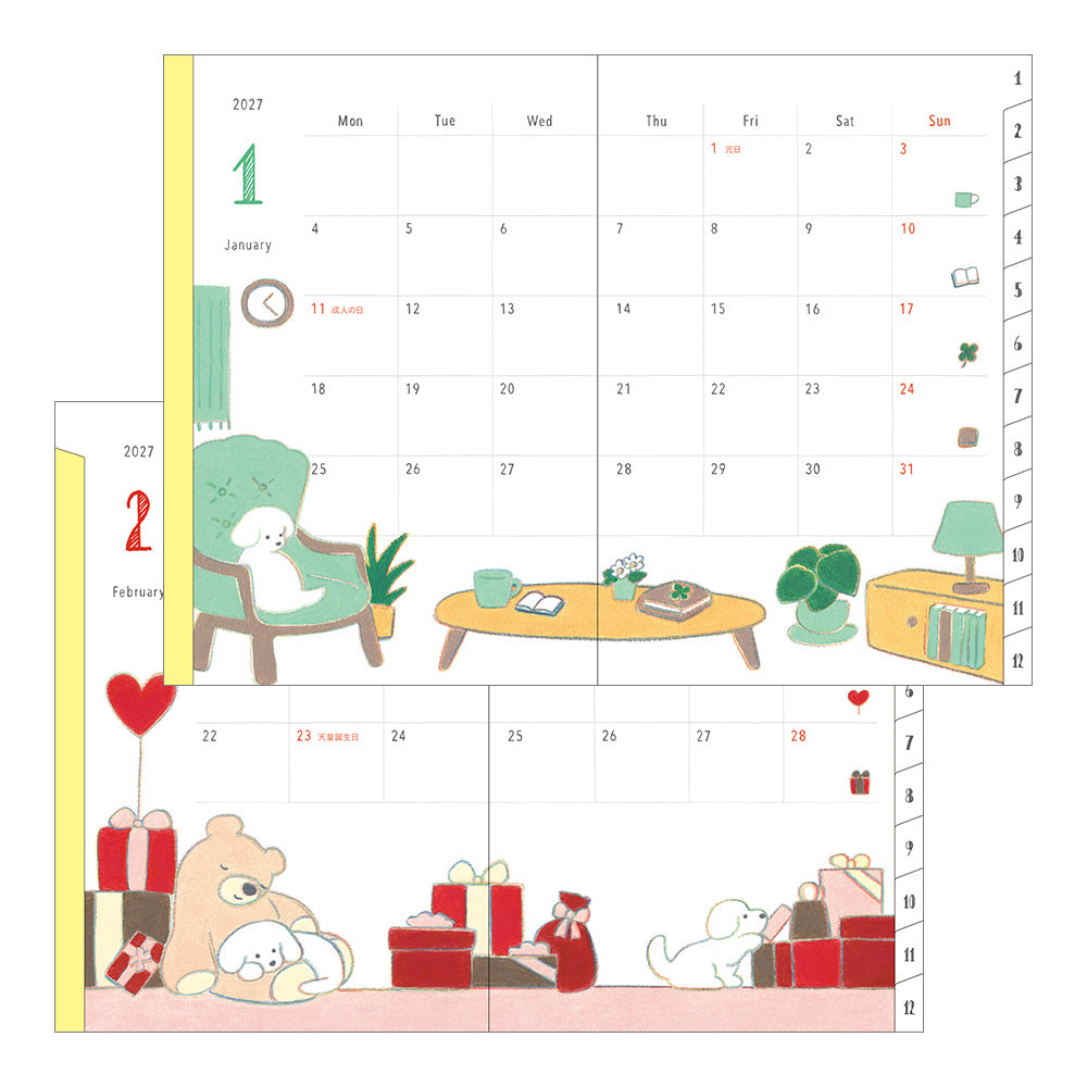 [Pre-Order] 2027 Pocket Diary, Dog, B6