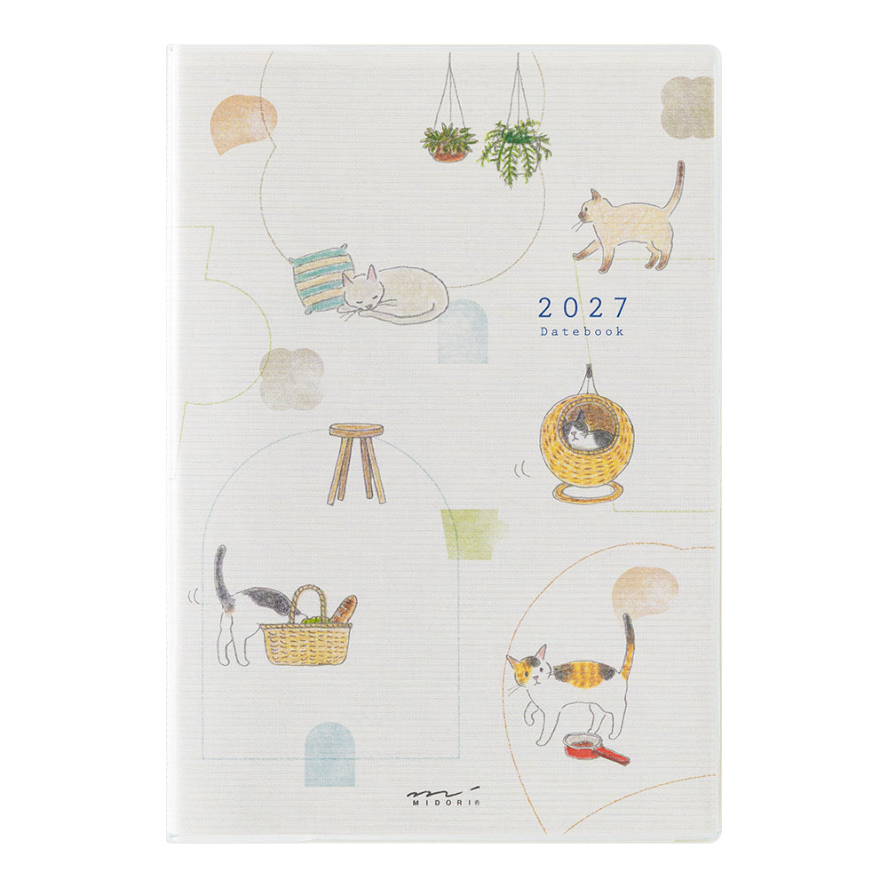[Pre-Order] 2027 Pocket Diary, Cat, B6