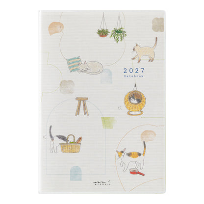 [Pre-Order] 2027 Pocket Diary, Cat, B6