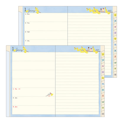 [Pre-Order] 2027 Pocket Diary, Bird, B6