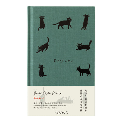 [Pre-Order] 2027 Diary Book Type, Cat Green, B6 Variant