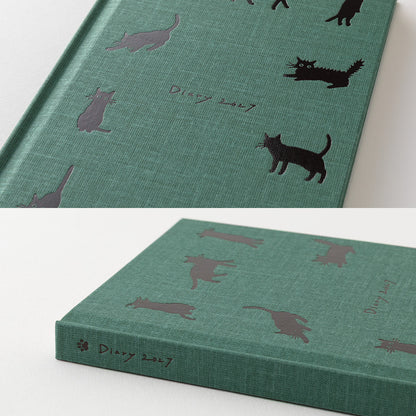 [Pre-Order] 2027 Diary Book Type, Cat Green, B6 Variant