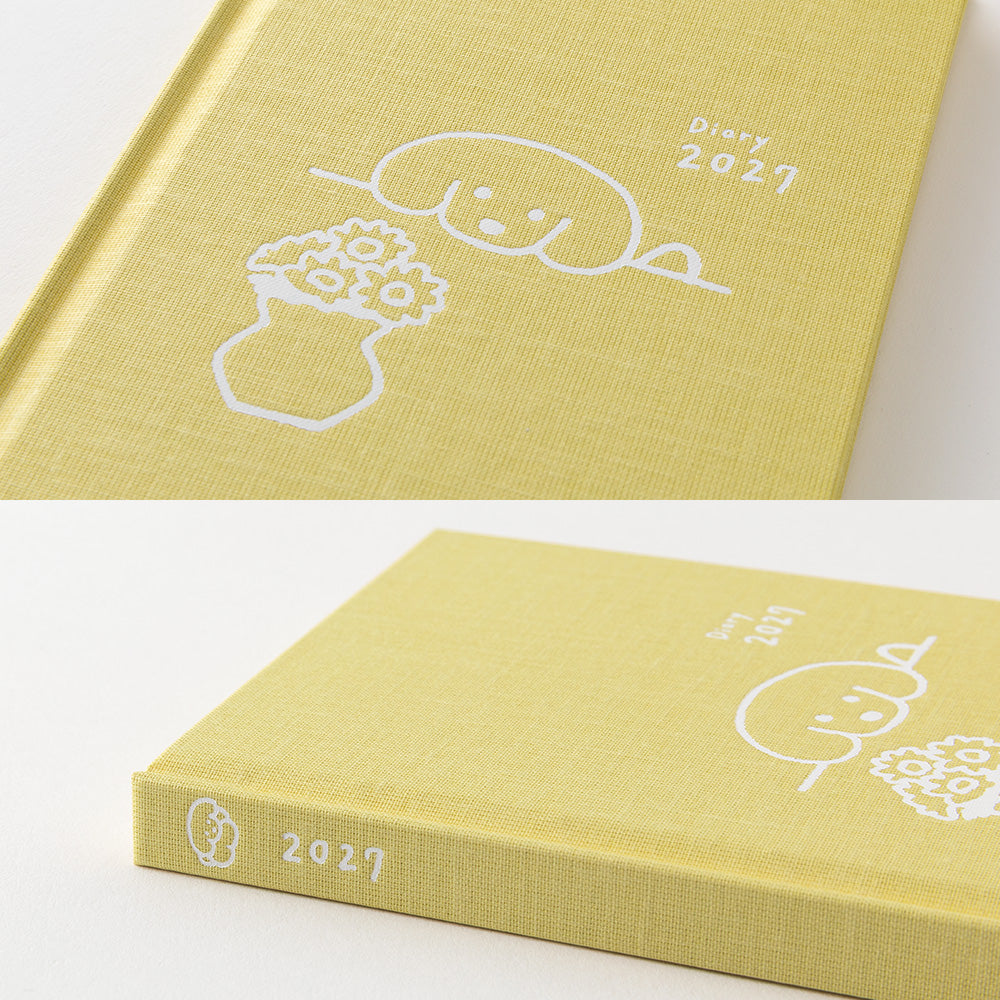 [Pre-Order] 2027 Diary Book Type, Dog Yellow, B6 Variant
