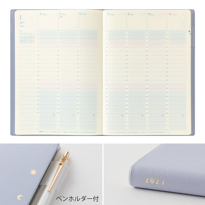 [Pre-Order] 2027 Gradation Diary Day Length, Light Purple, B6