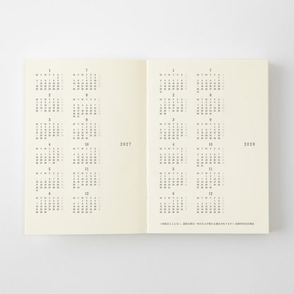 [Pre-Order] MD Notebook Diary 2027, A7