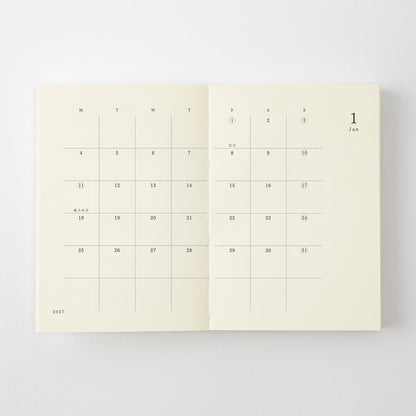 [Pre-Order] MD Notebook Diary 2027, A7