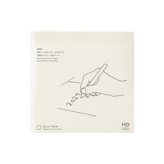 [Pre-Order] MD Notebook Diary 2027, A5 Square, 1-Day-1-Page