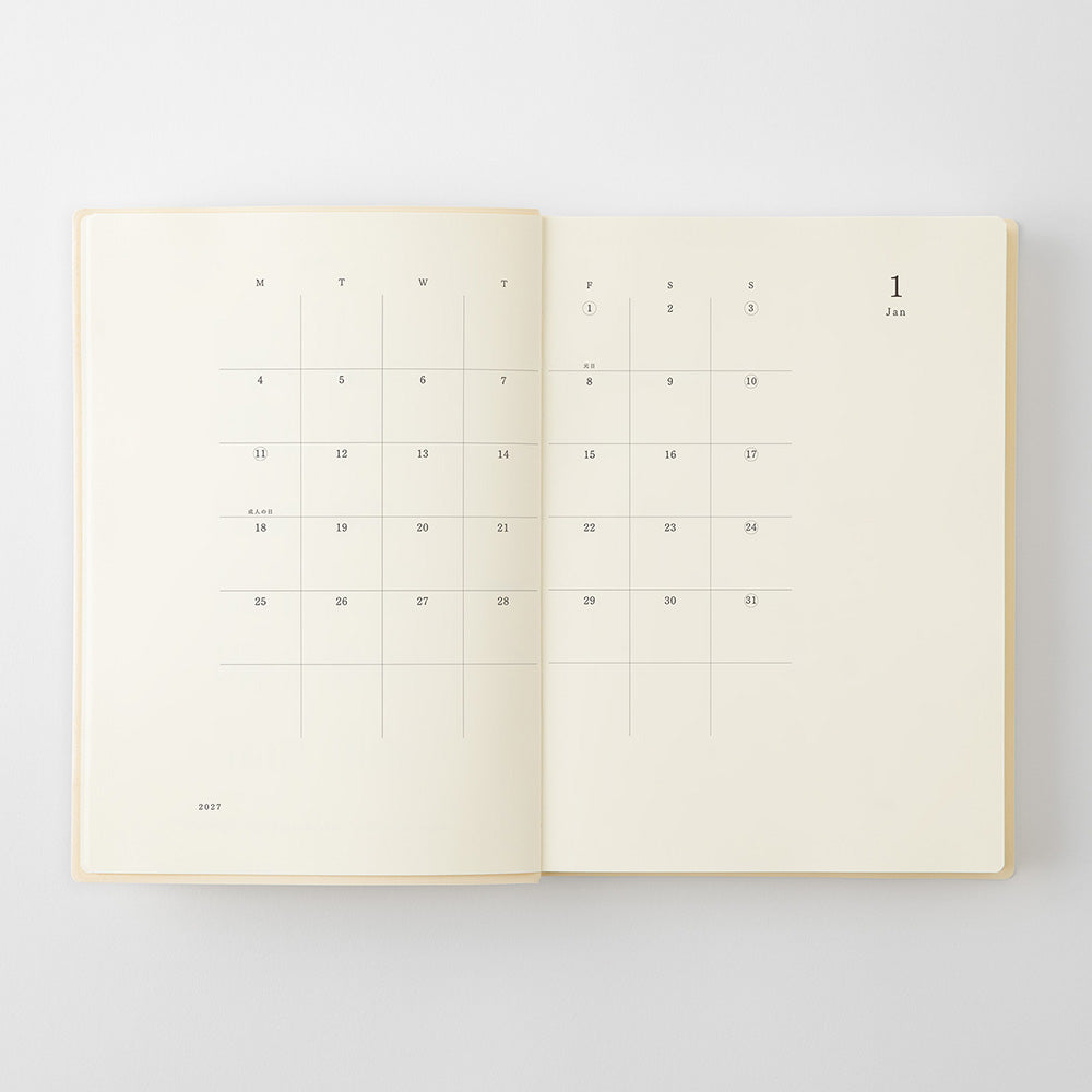 [Pre-Order] MD Notebook Diary 2027, A5 1-Day-1-Page