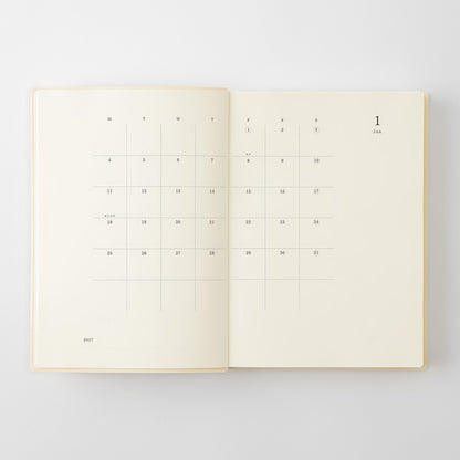[Pre-Order] MD Notebook Diary 2027, A5 1-Day-1-Page